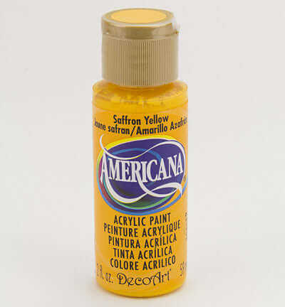 decoart Saffron Yellow Americana