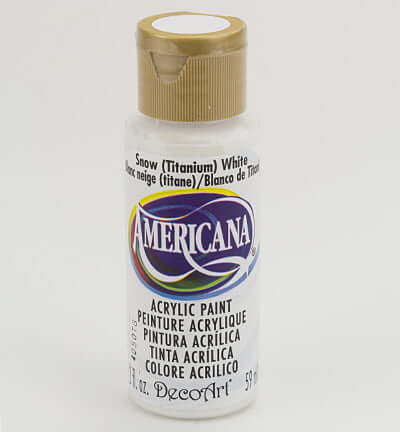 decoart Snow Titanium White Americana