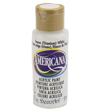 decoart Snow Titanium White Americana