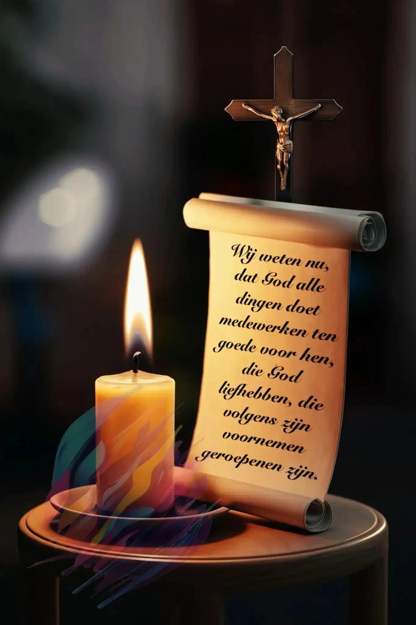 Light of Hope - Online Schilderij - Glas Schilderij