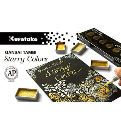 kuretake gansai tambi starry colors